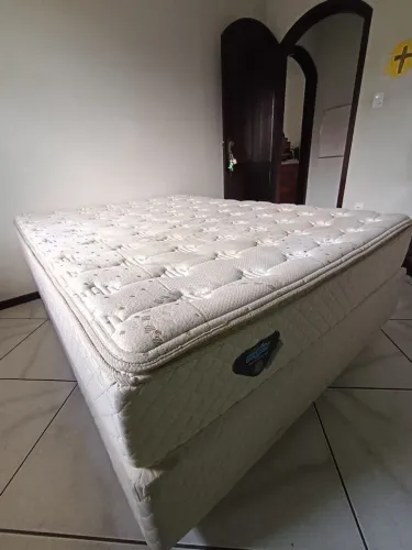 Vendo cama de casal Box Ecoflex