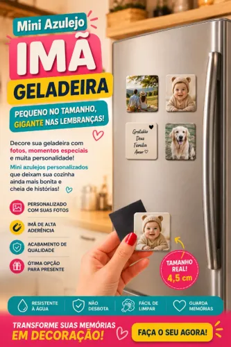 azulejo ima geladeira