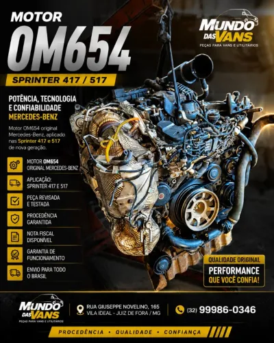 Motor sprinter 417/517 OM654
