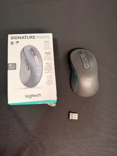 Mouse em fio Logitech Signature M650 L Grafite