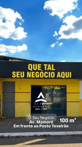 Imóvel para aluguel possui 100 metros quadrados com 1 quarto em Teixeirão - Porto Velho -