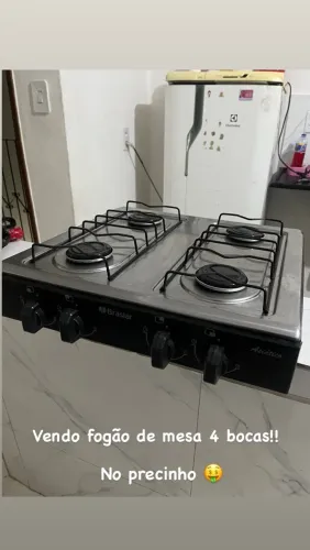 Fogão de mesa 4 bocas