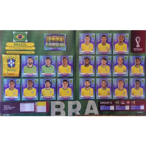 Todas figurinhas + Álbum capa dura copa 2022