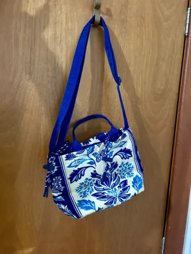 Lancheira Farm Estampada Azul