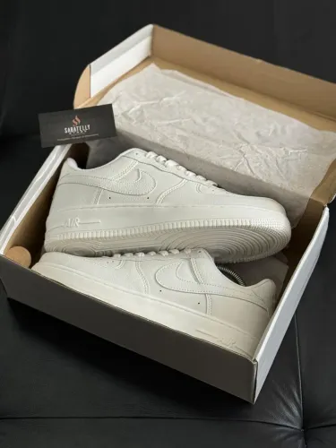 Air force one 1 - Branco couro PREMIUM