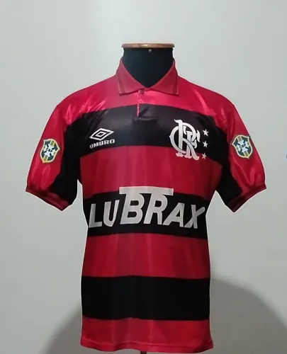 Camisa Flamengo Umbro 1993 Patch Campeão Brasileiro 1992