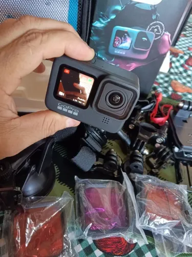 Gopro Hero Black 9 Nova na Caixa + Diversos Acessórios 