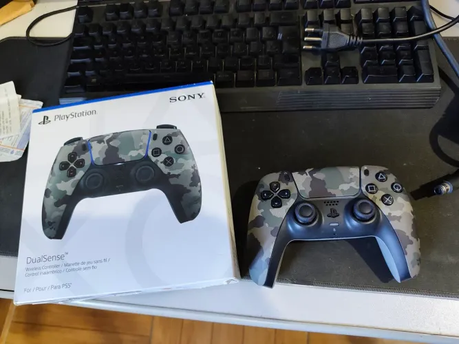 Controle de ps5 usado 2 vezes