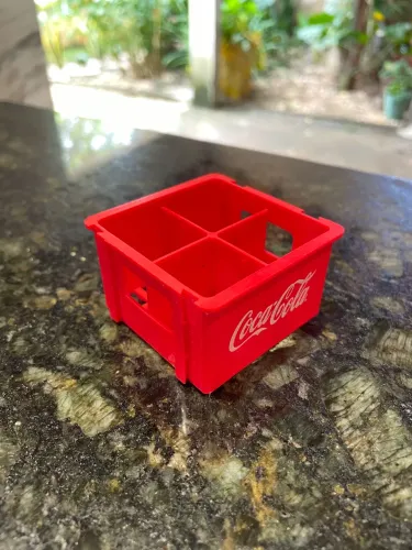Mini Engradado Coca-Cola Original PPI Worldwide Colecionável