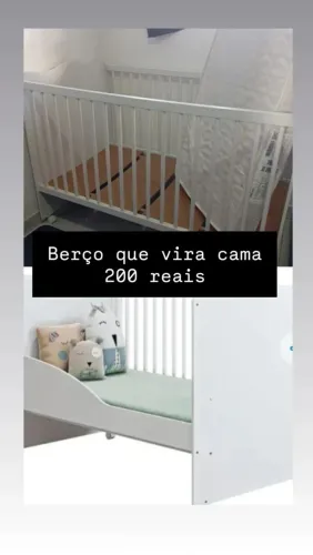 Berço que vira cama
