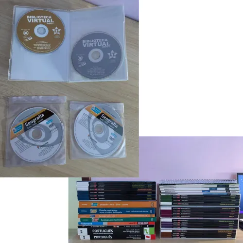 Livros didáticos + CDs educativos
