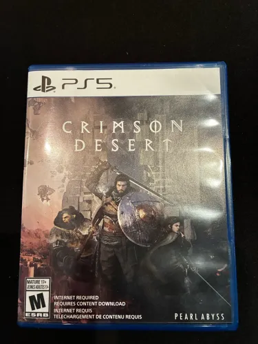 Crinsom Desert Ps5 mídia física - Código não usado