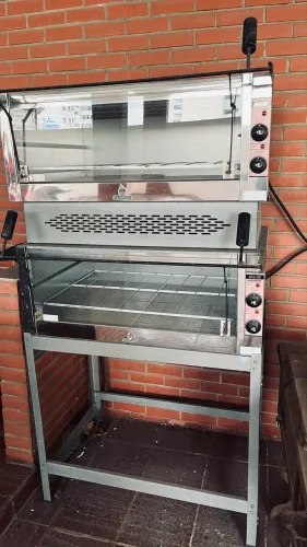 FORNO INDUSTRIAL ELÉTRICO GUILHOTINA DUPLO METALMAQ 