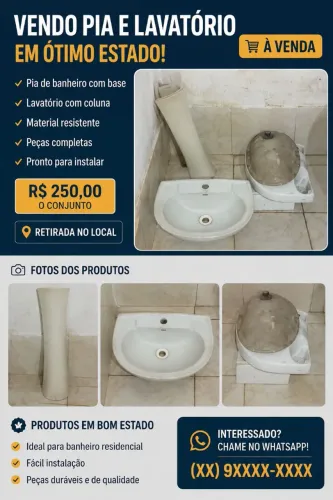 conjunto de banheiro