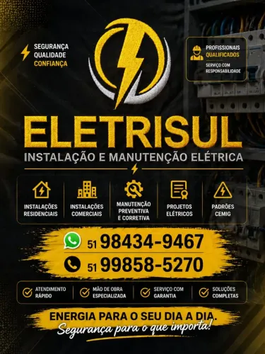 Eletrisul instalação e manutenção elétrica