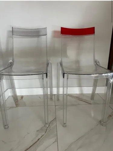 Conjunto de 6 cadeiras Phillipe Stark p Kartell