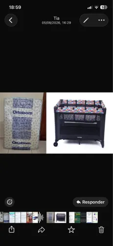 Colchão e berço(colchão novo)