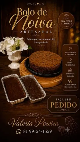 Bolo de noiva!