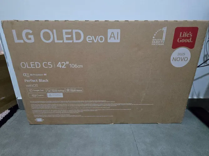 Smart TV LG OLED evo C5 42 polegadas 4K