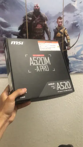 Placa-Mãe MSI A520M-A PRO (Socket AM4)