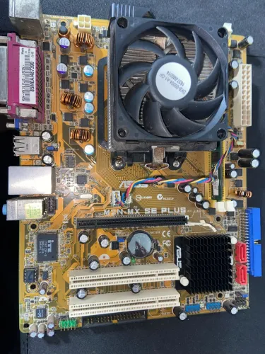 Kit Placa-mãe ASUS M2N-MX SE Plus + AMD Sempron + 2GB DDR2 - Pronto para Usar!
