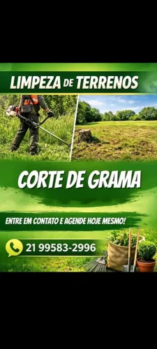 Roçada de terrenos, quintal, chácara,sitios condomínio e empresas