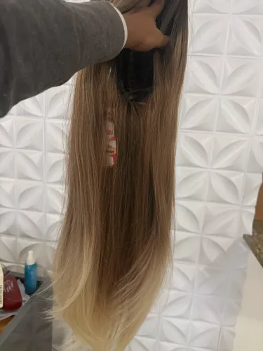 Lace wig fibra premium 79 cm