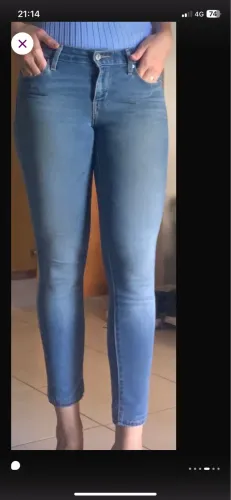 Calça skinny azul Levis