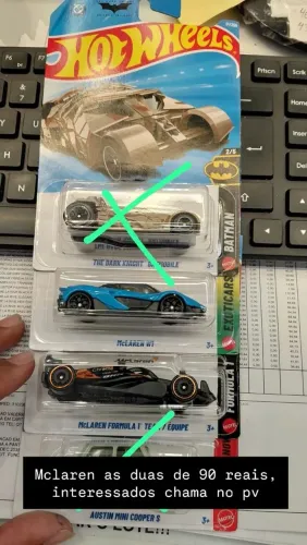 Mclaren as duas de 90 reais, interessados chama no pv