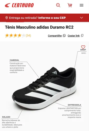 Tênis adidas RC2 original