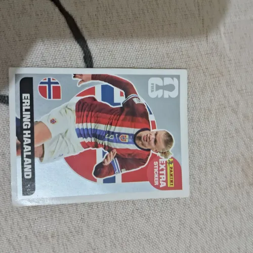 Figurinha extra Sticker prata - Erling Haaland