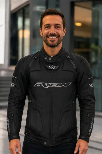 Jaqueta de Moto Ixon Oxygene Europeia Impermeável com Proteções Impecável