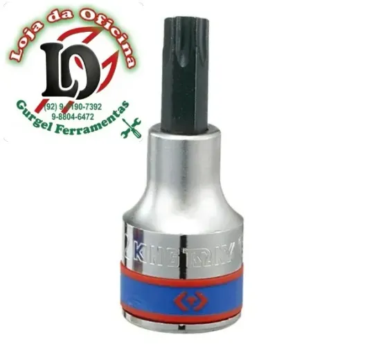Chave Soquete Tipo Torx T45 - 1/2" - King Tony KT402345