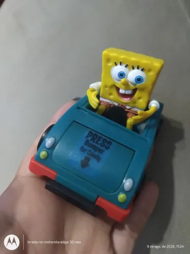 Bob esponja no carrinho de 2010