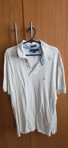 Tommy Hilfiger polo branca masculina original tam. G.