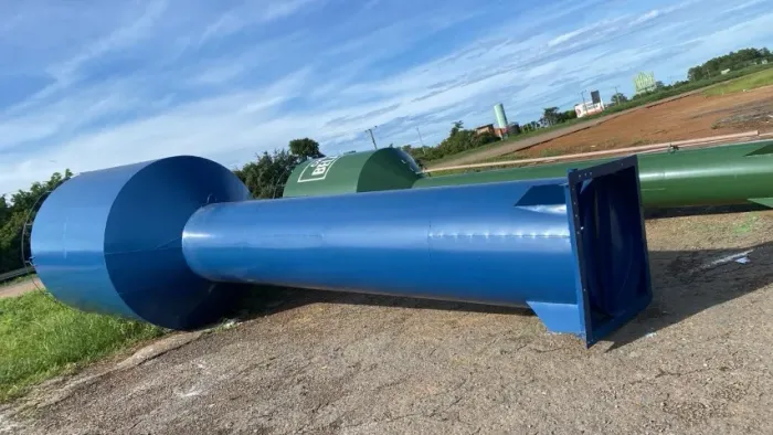 Caixa tipo taça e tubular estrutura metálica direto da fábrica líder aço.
