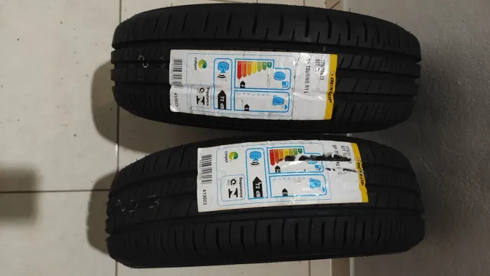 2 pneus novos Dunlop 175x80 aro 13