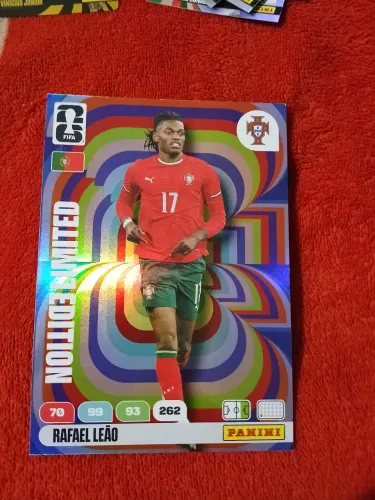 Card Especial Adrenalyn FIFA 2026 Edição Limitada - Rafael Leão