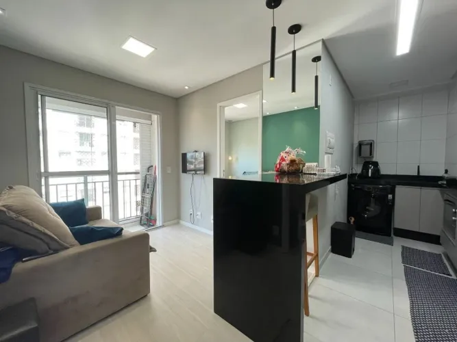 Apartamento novo totalmente planejado, 2 dormitórios e 1 vaga, 38 m² - Jardim Anália Franc
