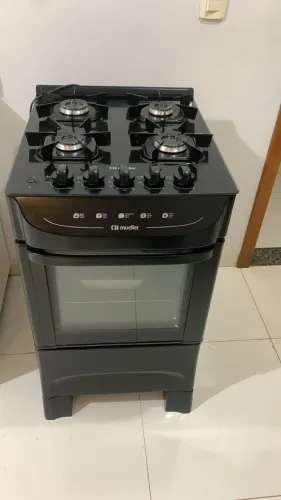FOGÃO MUELLER 4 BOCAS MESA DE VIDRO - ACENDIMENTO AUTOMATICO