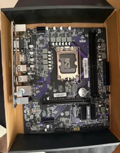 Placa mãe Mancer h610m nova na caixa