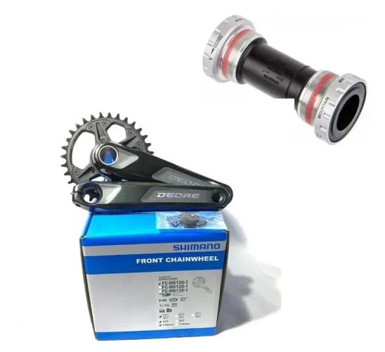 Pedivela Shimano Deore Fc-m6100 12v Coroa 32d 175mm+central (Retirado de Bike nova)