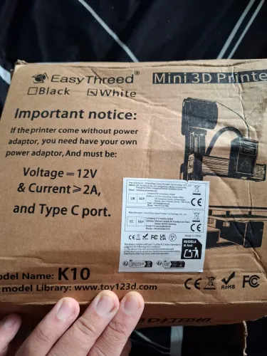 Mini impressora 3d K10