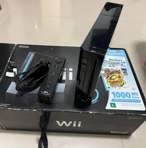 Nintendo wi original muito conservado + 2 Jogos