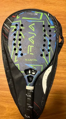 Raquete beach tennis carbono raja 3k