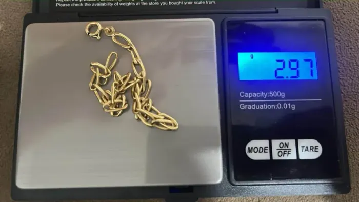 Pulseira de Ouro 2,97g Maciça