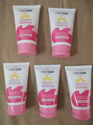 5 unidades de calamina pós sol
