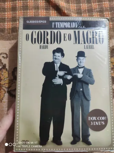 Box de DVDs O gordo e o Magro