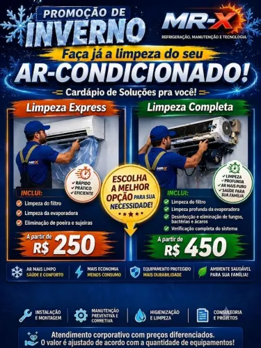 Higienização, Manutenção e instalação.