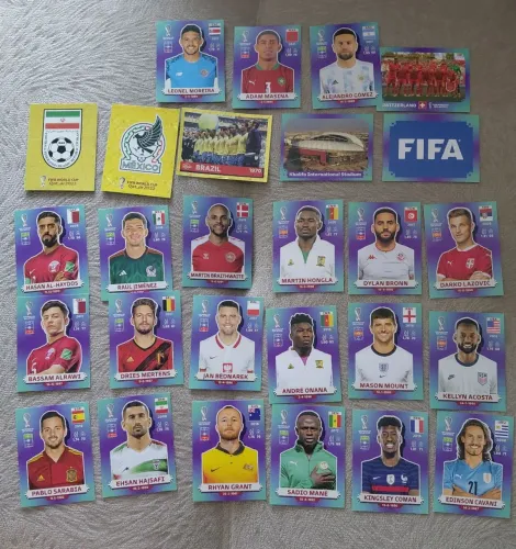Figurinhas Qatar 2022